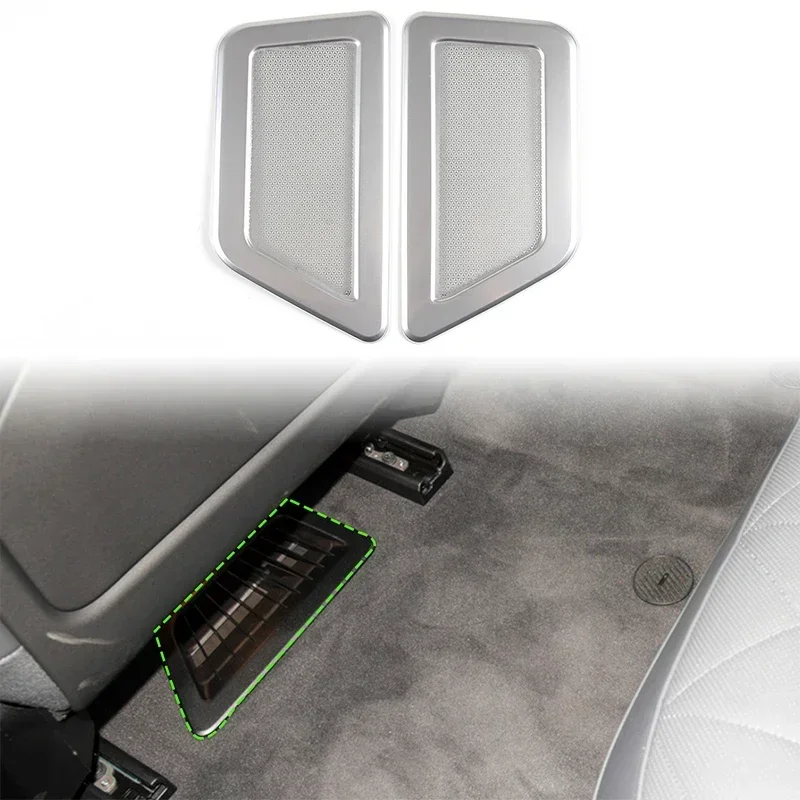 For BMW IX 40 50 M60 2022 2023 2024 Car Rear Air Vent Conditioner Outlet Dust Cover Stainless Steel Silver Interior Accessories
For BMW IX 40 50 M60 2022 2023 2024 Car Rear Air Vent Conditioner Outlet Dust Cover Stainless Steel Silver Interior Accessories