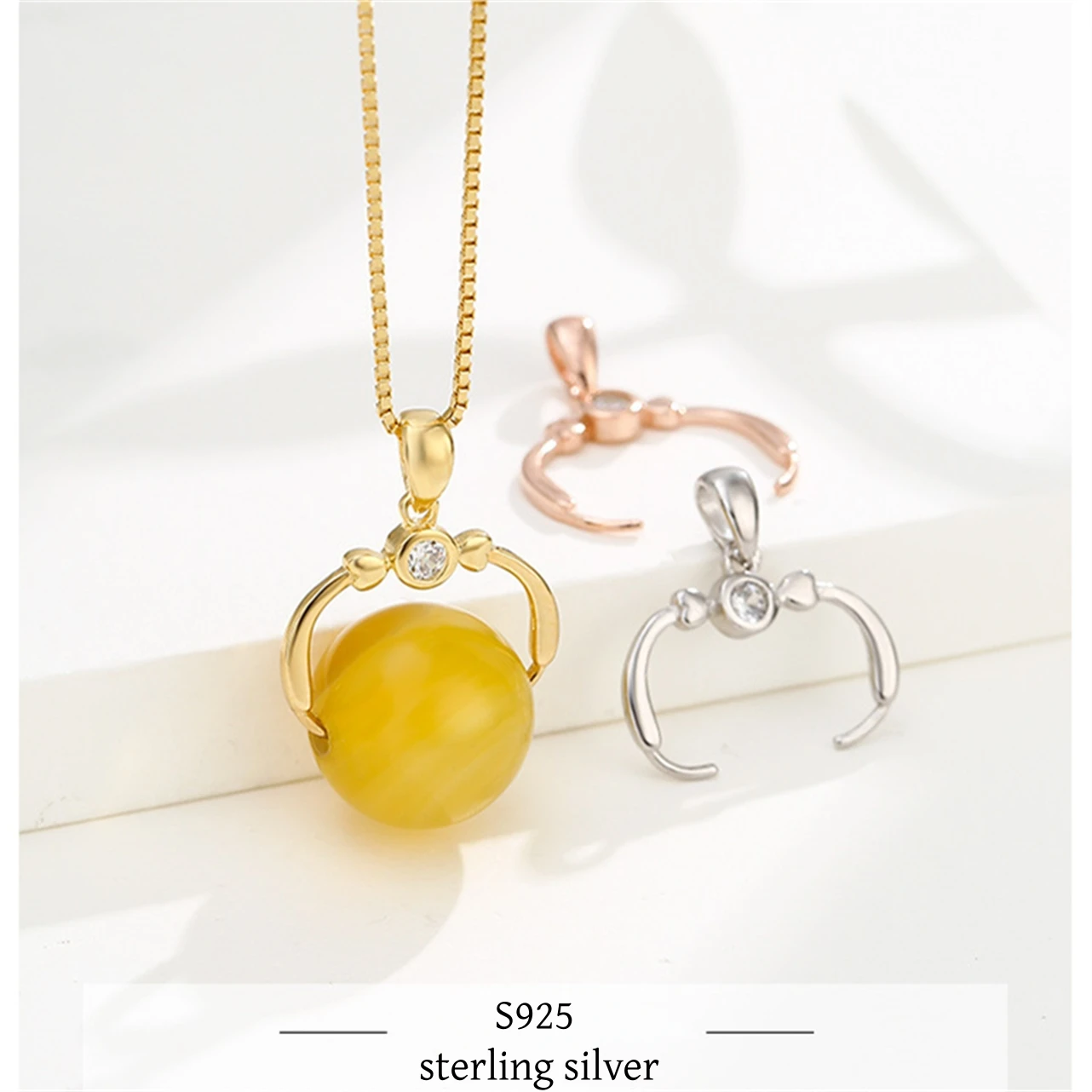 S925 Sterling Silver Bead Clasp Empty Pendant Setting 12-15mm Pearl Crystal Jade Beads Wholesale DIY Jewelry Charm Craft Making
S925 Sterling Silver Bead Clasp Empty Pendant Setting 12-15mm Pearl Crystal Jade Beads Wholesale DIY Jewelry Charm Craft Making