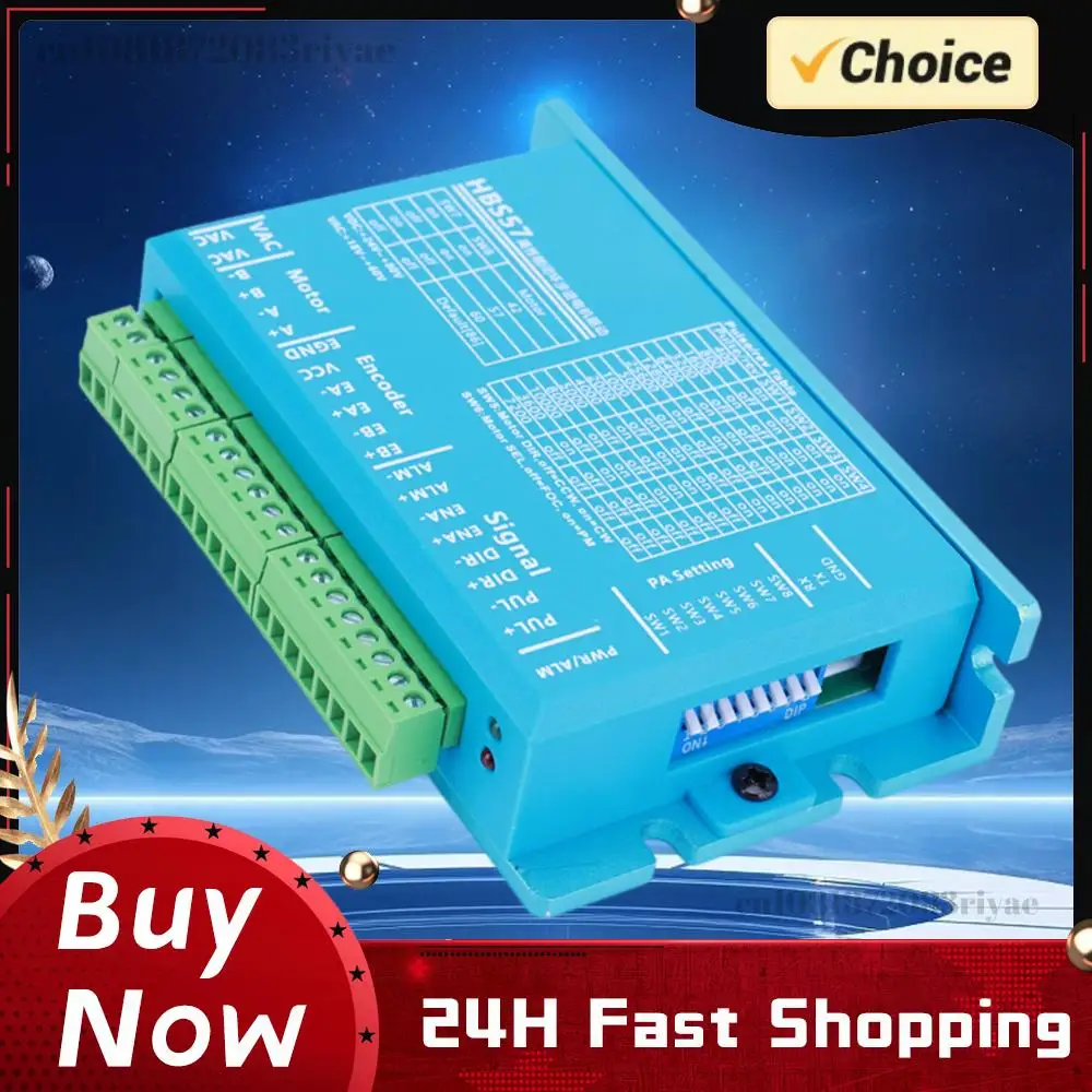 Гибридный сервопривод HBS57 AC20-80В/DC24-70В, контроллер шагового двигателя с энкодером 1000 линий для шаговых двигателей Nema23/Nema24
Гибридный сервопривод HBS57 AC20-80В/DC24-70В, контроллер шагового двигателя с энкодером 1000 линий для шаговых двигателей Nema23/Nema24