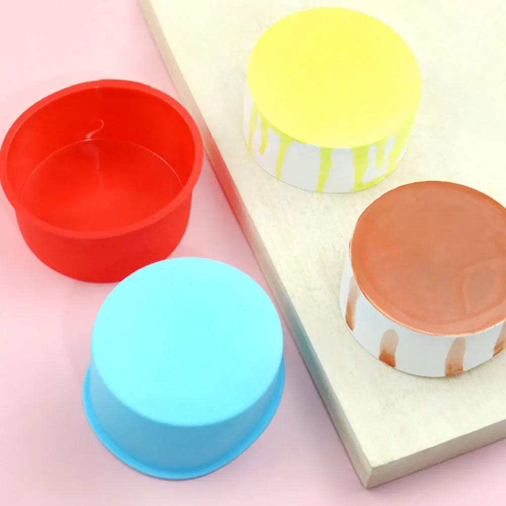 4pcs Silicone Baking Pans Cheesecake Chocolate Cookie Mold Heat Resistant Kitchen Bakeware Microwave Oven Refrigerator Safe 
4pcs Silicone Baking Pans Cheesecake Chocolate Cookie Mold Heat Resistant Kitchen Bakeware Microwave Oven Refrigerator Safe