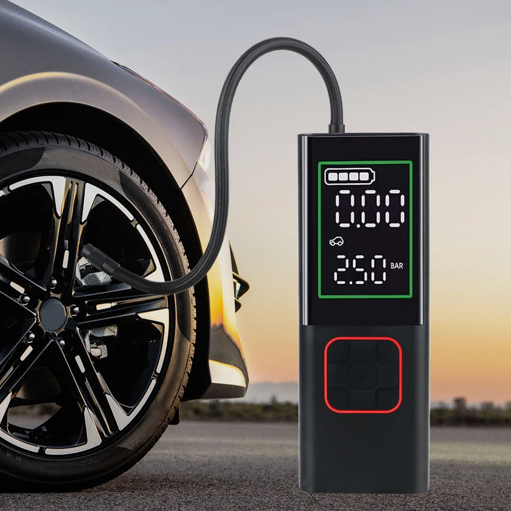 Портативный насос со светодиодным фонариком, 160PSI, тестер давления в шинах, 6000 мАч, 150 Вт, цифровой автомобильный воздушный компрессор, беспроводной воздушный насос для шин
Портативный насос со светодиодным фонариком, 160PSI, тестер давления в шинах, 6000 мАч, 150 Вт, цифровой автомобильный воздушный компрессор, беспроводной воздушный насос для шин