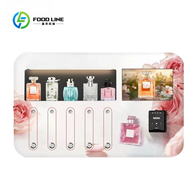 Customized Automatic Spray Small Touch Screen Perfume Vending Machine Self-Serving Unmanned Vertical Hot Sale For Mall Salon
Customized Automatic Spray Small Touch Screen Perfume Vending Machine Self-Serving Unmanned Vertical Hot Sale For Mall Salon