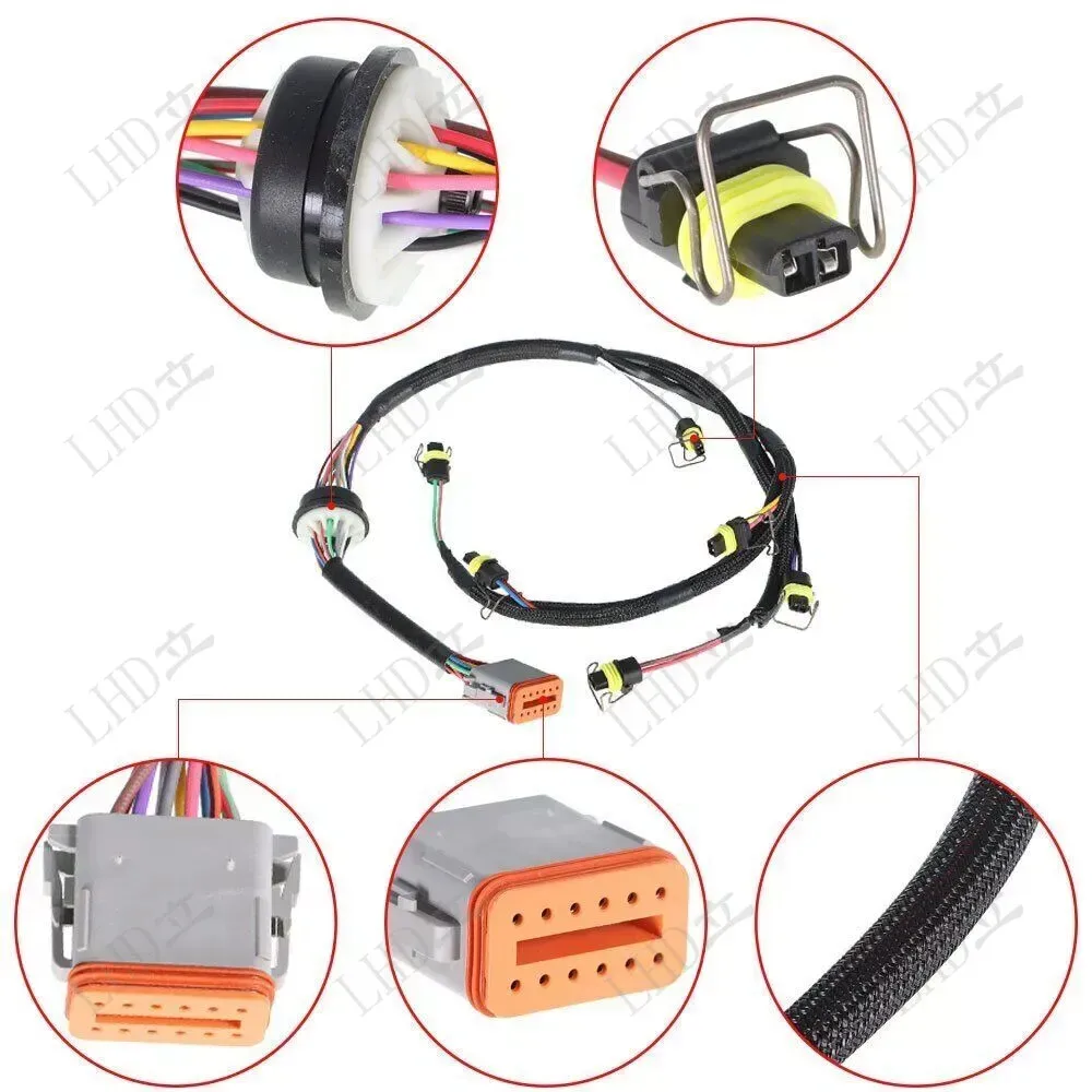 Injector Control Wiring Harness 222-5917 153-8920 For Cat 3126 3126b 3126e/
Injector Control Wiring Harness 222-5917 153-8920 For Cat 3126 3126b 3126e/