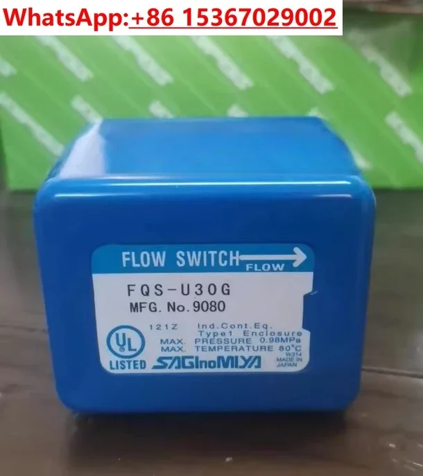 Flow Switch FQS-U30G/FQS-U60G New Genuine CQS-1504MLW
Flow Switch FQS-U30G/FQS-U60G New Genuine CQS-1504MLW