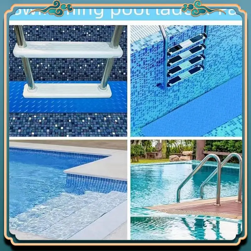 Latest 2Pcs PVC Swimming Pool Ladder Step Mat 24 X 9In Non-Slip Step Mat For Pool Step Prevent Slipping
Latest 2Pcs PVC Swimming Pool Ladder Step Mat 24 X 9In Non-Slip Step Mat For Pool Step Prevent Slipping