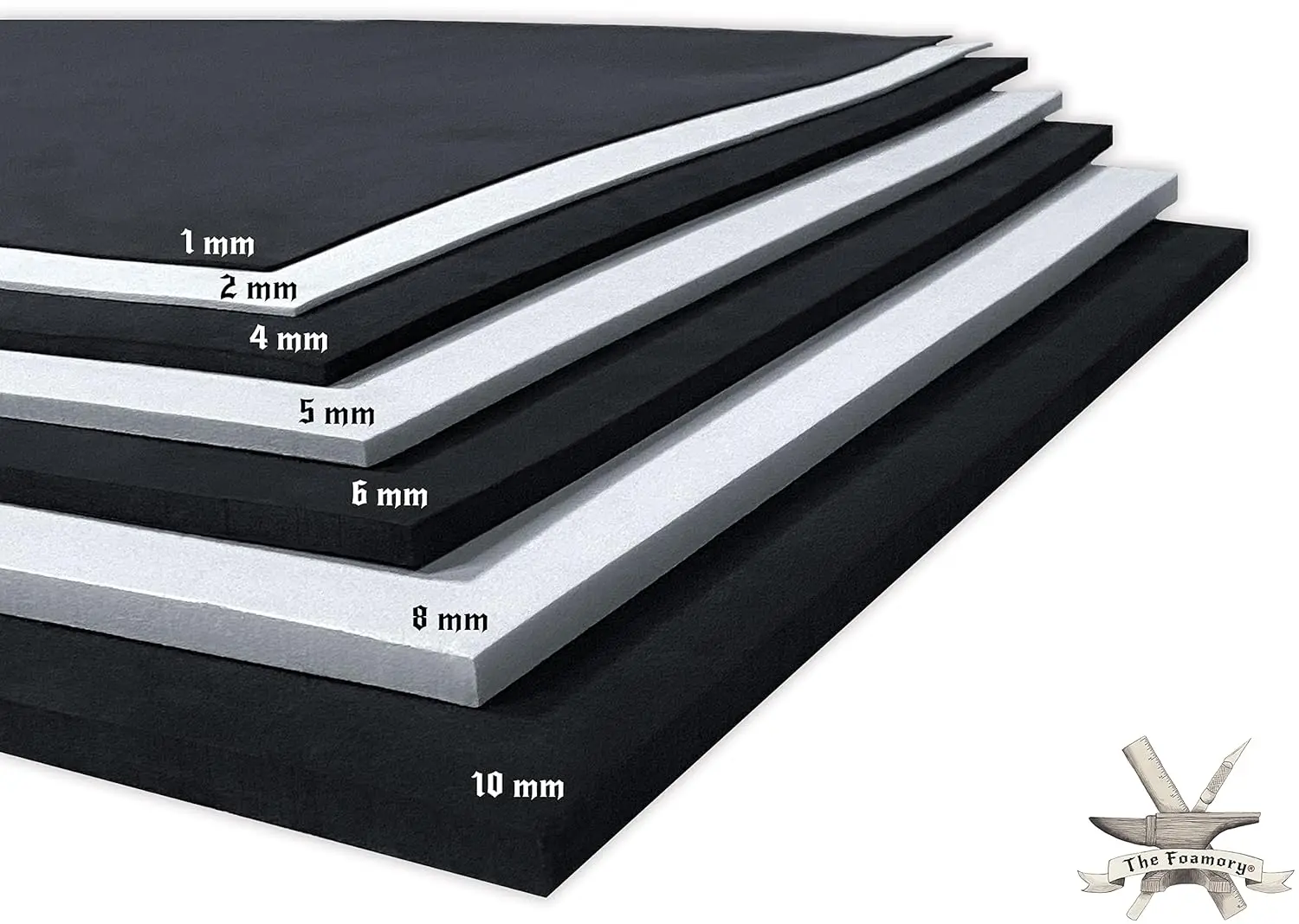 2mm High Density EVA Foam Sheets, 14x39 inch, Black or White, Premium 85 kg/m3 for Cosplay Costumes
2mm High Density EVA Foam Sheets, 14x39 inch, Black or White, Premium 85 kg/m3 for Cosplay Costumes