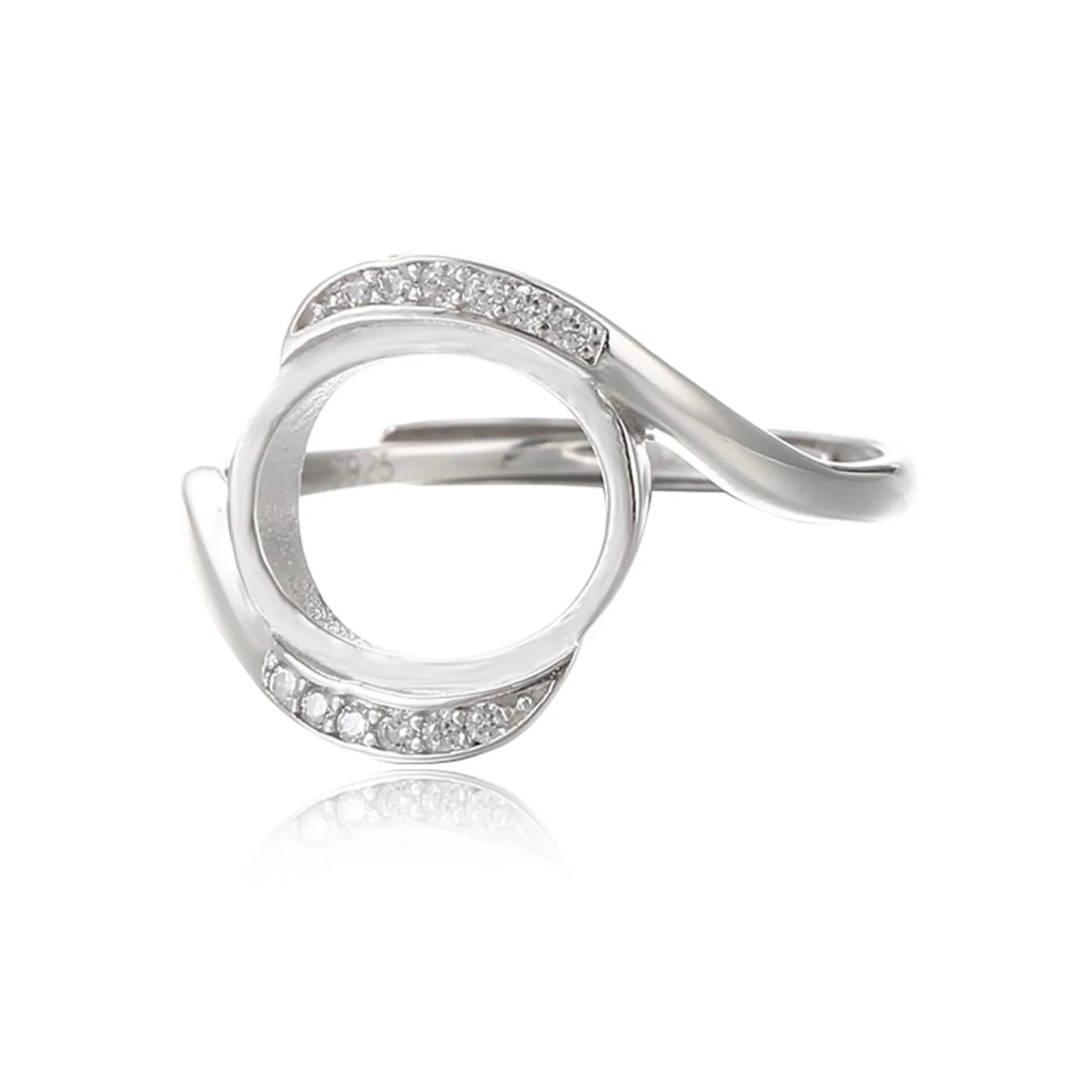 Установка кольца для овальных кабошонов 10x12 мм, белое золото, серебро 925 пробы, циркон, регулируемый компонент кольца
Установка кольца для овальных кабошонов 10x12 мм, белое золото, серебро 925 пробы, циркон, регулируемый компонент кольца