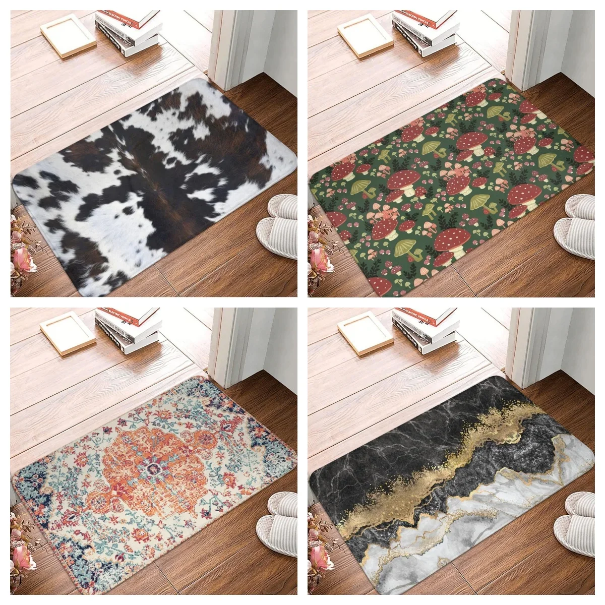 Western Cowhide Cow Print Bath Mats Bathroom Decor Bath Rug Non-Slip Floor Rug Carpets for Kitchen Bathroom Living Room Decor
Western Cowhide Cow Print Bath Mats Bathroom Decor Bath Rug Non-Slip Floor Rug Carpets for Kitchen Bathroom Living Room Decor