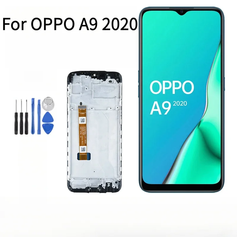 6,5 "AMOLED для OPPO A9 2020 CPH1937 CPH1939 ЖК-дисплей с цифровым преобразователем сенсорного экрана в сборе, запасные части
6,5 "AMOLED для OPPO A9 2020 CPH1937 CPH1939 ЖК-дисплей с цифровым преобразователем сенсорного экрана в сборе, запасные части