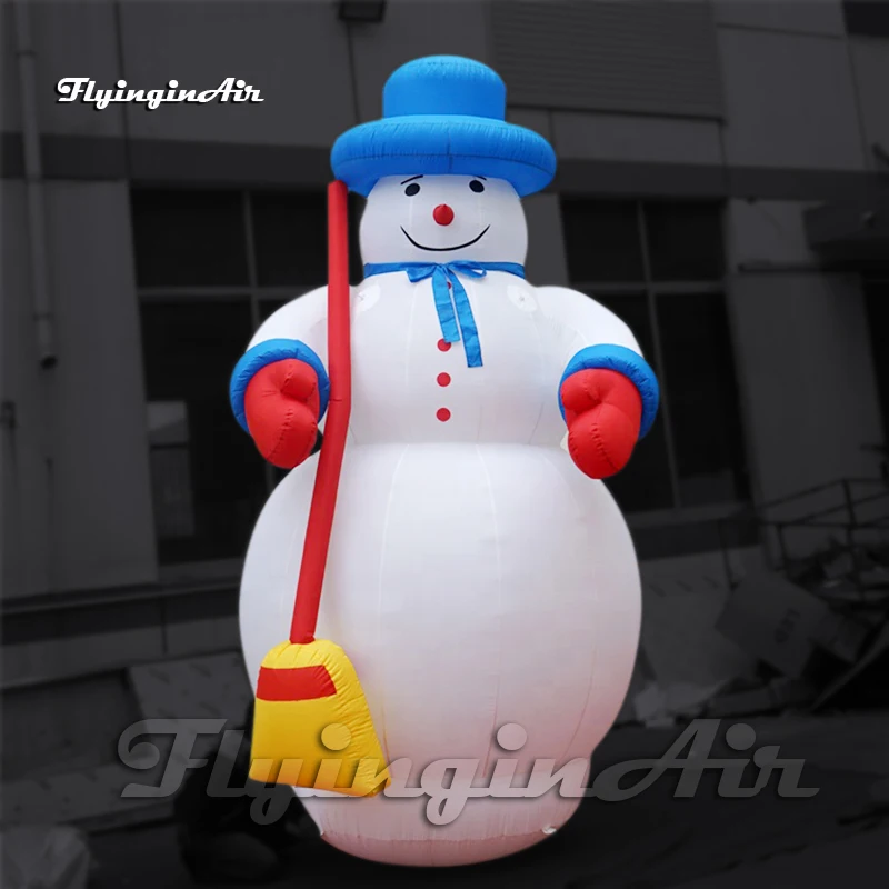 Outdoor Giant Inflatable Snowman 3m High White Air Blow Up Winter Cartoon Figure Model With A Broom For Christmas Decoration
Outdoor Giant Inflatable Snowman 3m High White Air Blow Up Winter Cartoon Figure Model With A Broom For Christmas Decoration