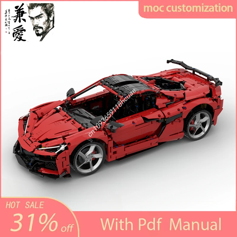 3508 шт. Moc технические гонки Corvetted C8 Z06 1:8 модель суперкара строительные блоки скоростной автомобиль кирпичи игрушки подарки для детей и взрослых
3508 шт. Moc технические гонки Corvetted C8 Z06 1:8 модель суперкара строительные блоки скоростной автомобиль кирпичи игрушки подарки для детей и взрослых