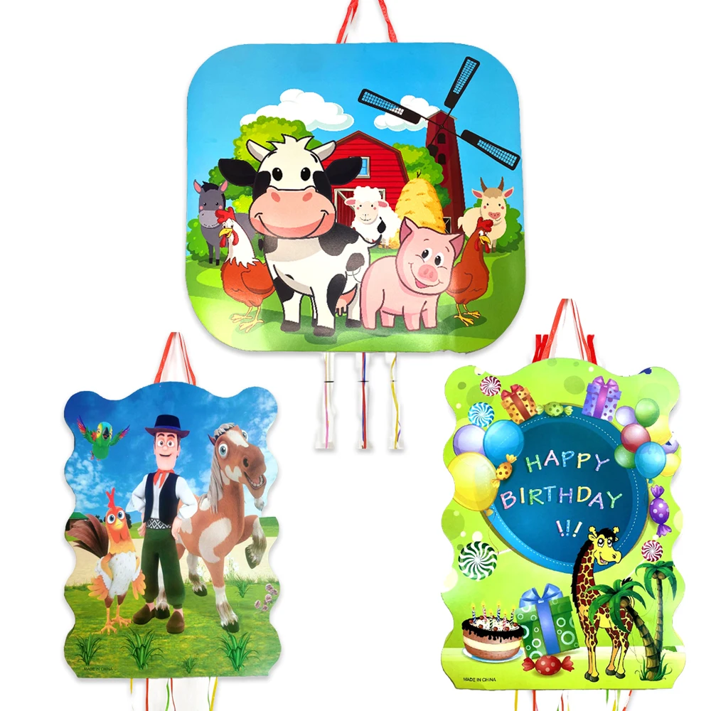 Cute Farm animals Theme piñata birthday Pinatas birthday piñata toys pinata child birthday Decoration christmas Pinata
Cute Farm animals Theme piñata birthday Pinatas birthday piñata toys pinata child birthday Decoration christmas Pinata