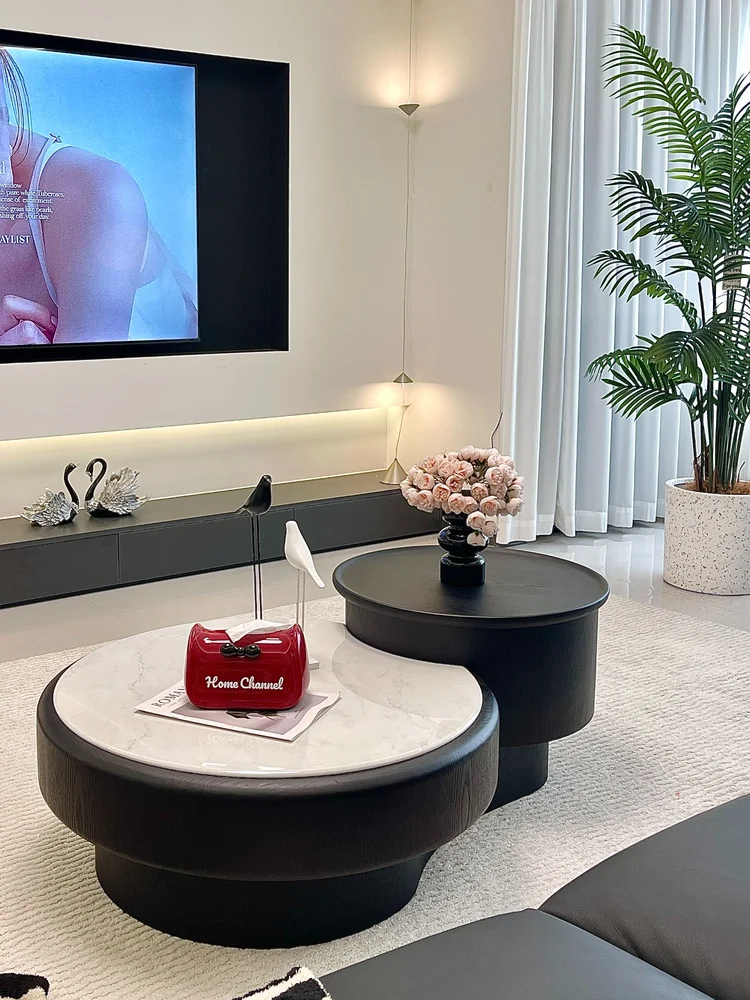 Итальянский стиль, светлая роскошь, журнальный столик, круглый, для хранения, гостиная, бытовой, простой, мраморный
Итальянский стиль, светлая роскошь, журнальный столик, круглый, для хранения, гостиная, бытовой, простой, мраморный