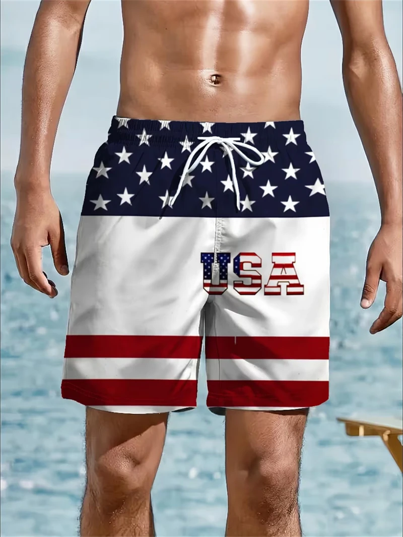 New Mens USA Flag Beach Shorts 250th Anniversary Casual Summer Swim Trunks Board Shorts For Beach Surfing And Independence Day
New Mens USA Flag Beach Shorts 250th Anniversary Casual Summer Swim Trunks Board Shorts For Beach Surfing And Independence Day