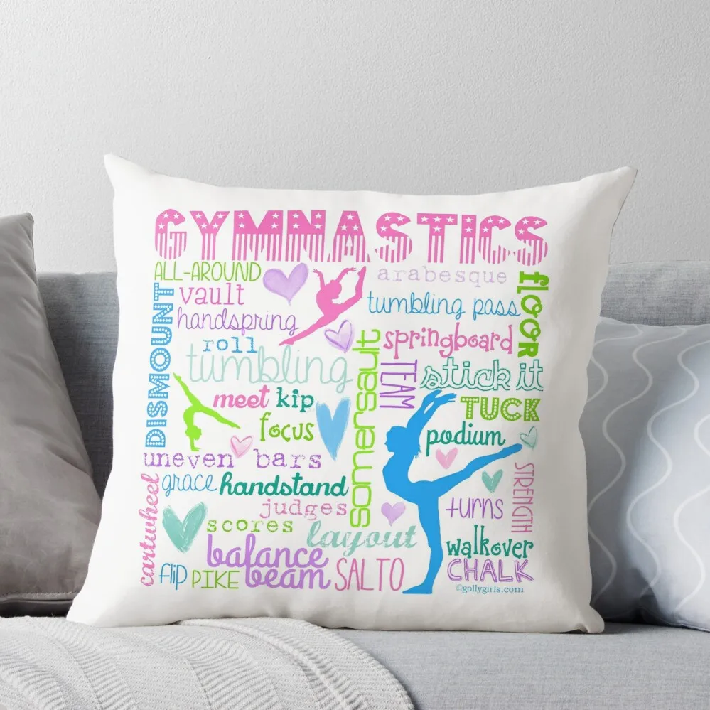 Gymnastics Typography in Pastels Throw Pillow Pillow Decor Pillow Case Christmas
Gymnastics Typography in Pastels Throw Pillow Pillow Decor Pillow Case Christmas