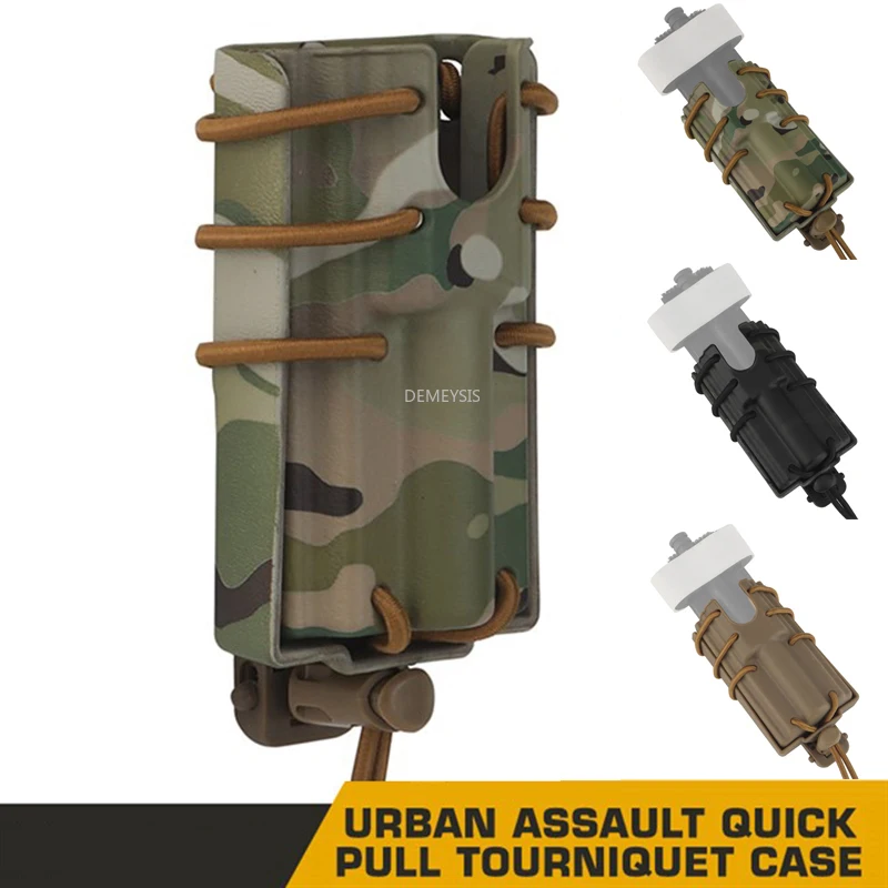 Tactical Tourniquet Strap Pouch EDC Case Quick Release First Aid Kit Pouch Fast Hemostasis Holder Box with Waist Belt Clip
Tactical Tourniquet Strap Pouch EDC Case Quick Release First Aid Kit Pouch Fast Hemostasis Holder Box with Waist Belt Clip
