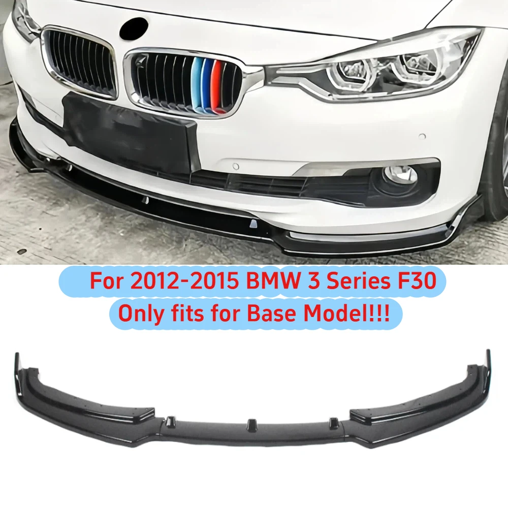 Front Bumper Lip Spoiler Splitter For BMW F30 320i Base 2012-2015 Gloss Black
Front Bumper Lip Spoiler Splitter For BMW F30 320i Base 2012-2015 Gloss Black