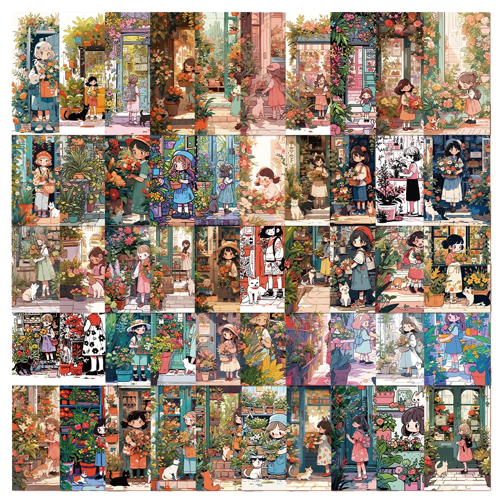 10/30/50pcs INS Anime Flower Girl Cats Cartoon Stickers for Laptop Phone Case Guitar Vinyl Kawaii Kids Decoration Sticker Toys
10/30/50pcs INS Anime Flower Girl Cats Cartoon Stickers for Laptop Phone Case Guitar Vinyl Kawaii Kids Decoration Sticker Toys