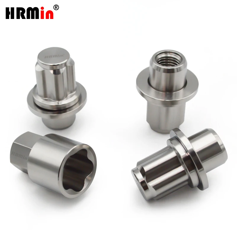 HRMin 10.9 grade Gr.5 titanium anti-theft wheel lug nut titanium nut M12*1.5*43.5mm for Toyota Lexus etc.
HRMin 10.9 grade Gr.5 titanium anti-theft wheel lug nut titanium nut M12*1.5*43.5mm for Toyota Lexus etc.