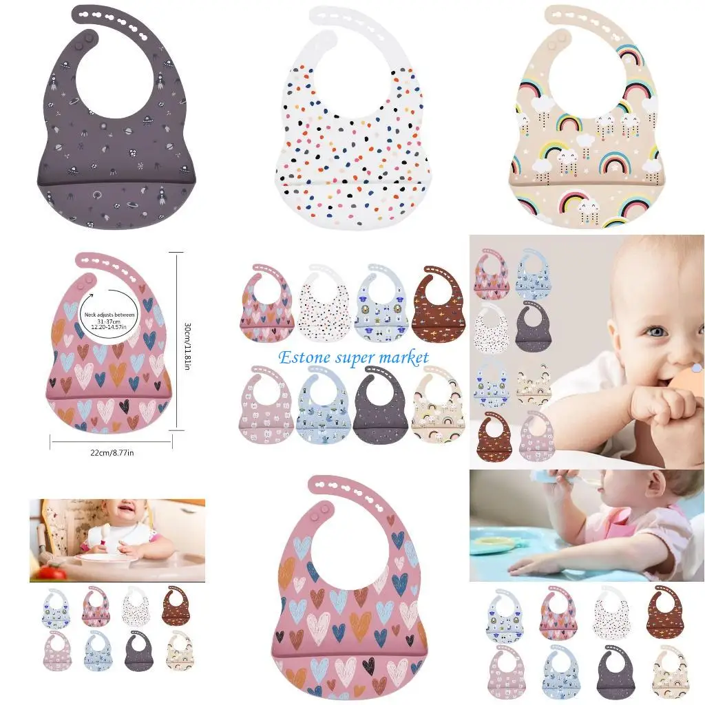 090B Силиконовые детские нагрудники для мальчиков и девочек, регулируемые мягкие водонепроницаемые нагрудники
090B Силиконовые детские нагрудники для мальчиков и девочек, регулируемые мягкие водонепроницаемые нагрудники