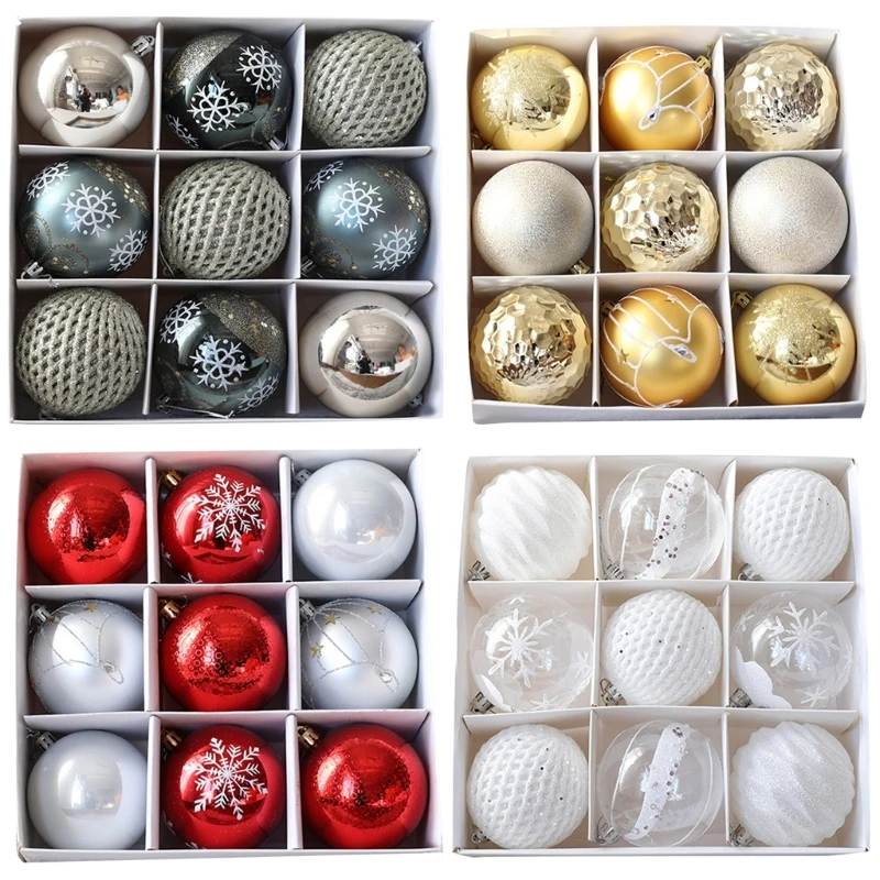 Shatterproof Christmas Tree Baubles Shimmering Hanging Ornament for Festives Stylish Holiday Home Window Decorations
Shatterproof Christmas Tree Baubles Shimmering Hanging Ornament for Festives Stylish Holiday Home Window Decorations