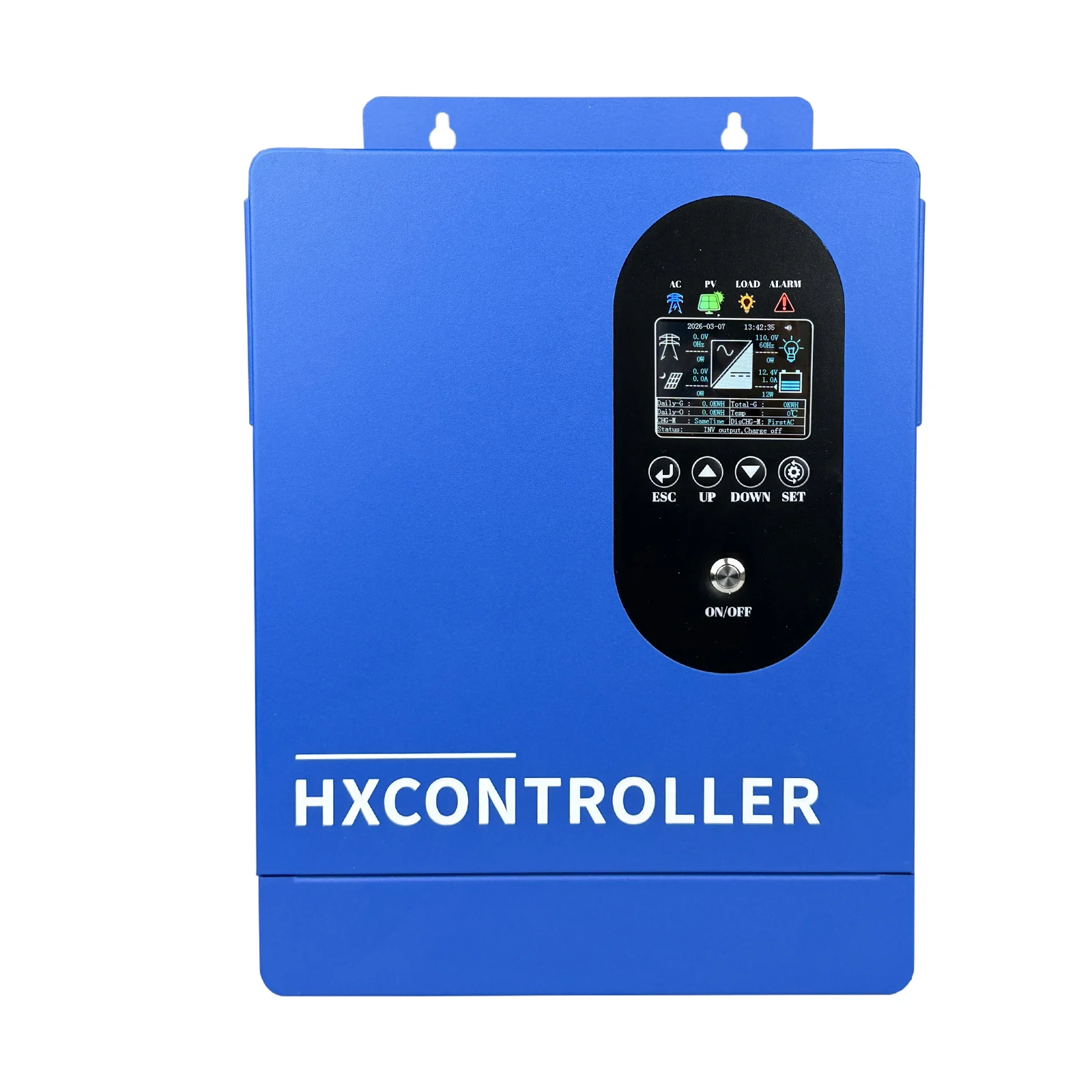 HXCONTROLLER 3200W DC24V Hybrid MPPT Solar Inverter Pure Sine Wave Output 110VAC With Built In 100A Solar Controller
HXCONTROLLER 3200W DC24V Hybrid MPPT Solar Inverter Pure Sine Wave Output 110VAC With Built In 100A Solar Controller