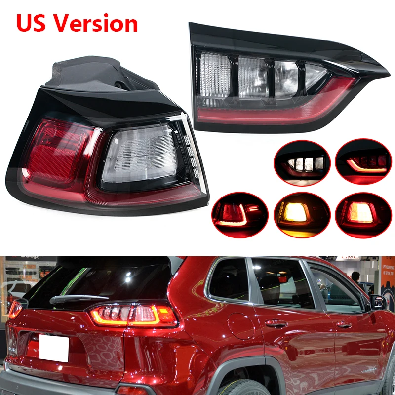Tail Light For Jeep Cherokee 2019-2023 US Version Rear Light Driving Lamp Brake Lamp 68275958AF 68275959AF 68275965AI 68275964AI
Tail Light For Jeep Cherokee 2019-2023 US Version Rear Light Driving Lamp Brake Lamp 68275958AF 68275959AF 68275965AI 68275964AI