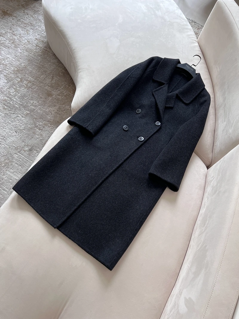 Ele винтажное двустороннее шерстяное пальто Bla Alpaca, двубортная шерстяная верхняя одежда, осенняя модная одежда прямого размера для поездок на работу
Ele винтажное двустороннее шерстяное пальто Bla Alpaca, двубортная шерстяная верхняя одежда, осенняя модная одежда прямого размера для поездок на работу