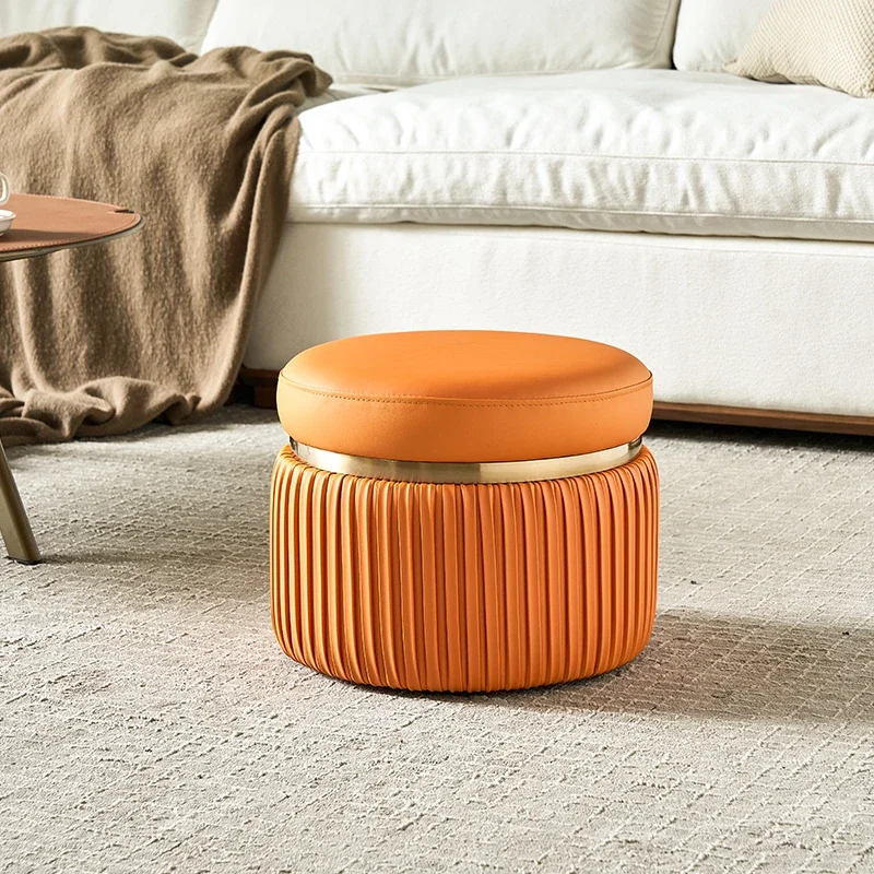 Luxury Velvet Ottoman Stool Round Pouf Seat for Living Room Bedroom Dressing Table Soft Cushion Footstool
Luxury Velvet Ottoman Stool Round Pouf Seat for Living Room Bedroom Dressing Table Soft Cushion Footstool