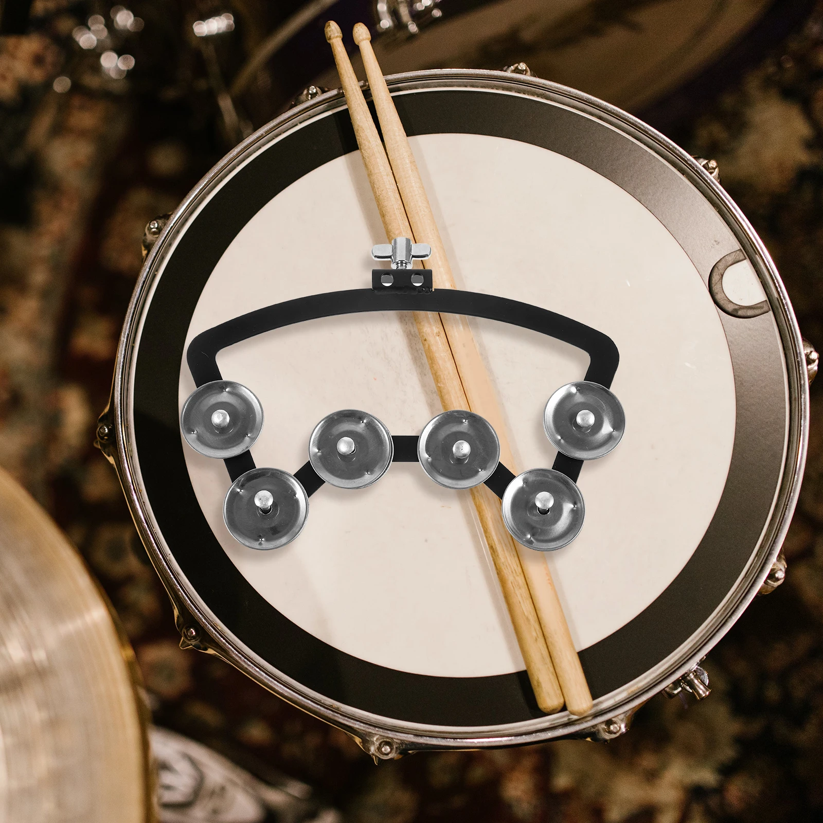 Snare Drum Ring Bell Tambourine Kit Bells Musical Instruments Hand Blacelet Bass Hoop Mount Turbine Metal Handbells 
Snare Drum Ring Bell Tambourine Kit Bells Musical Instruments Hand Blacelet Bass Hoop Mount Turbine Metal Handbells