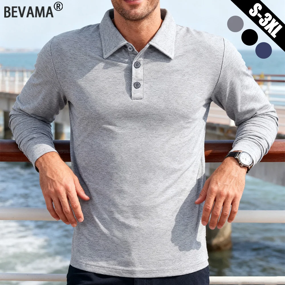 Spring Men's High Quality Polo Shirt Solid Color Business Casual Long Sleeved Polo Shirt Fashionable Breathable Comfortable Tops
Spring Men's High Quality Polo Shirt Solid Color Business Casual Long Sleeved Polo Shirt Fashionable Breathable Comfortable Tops