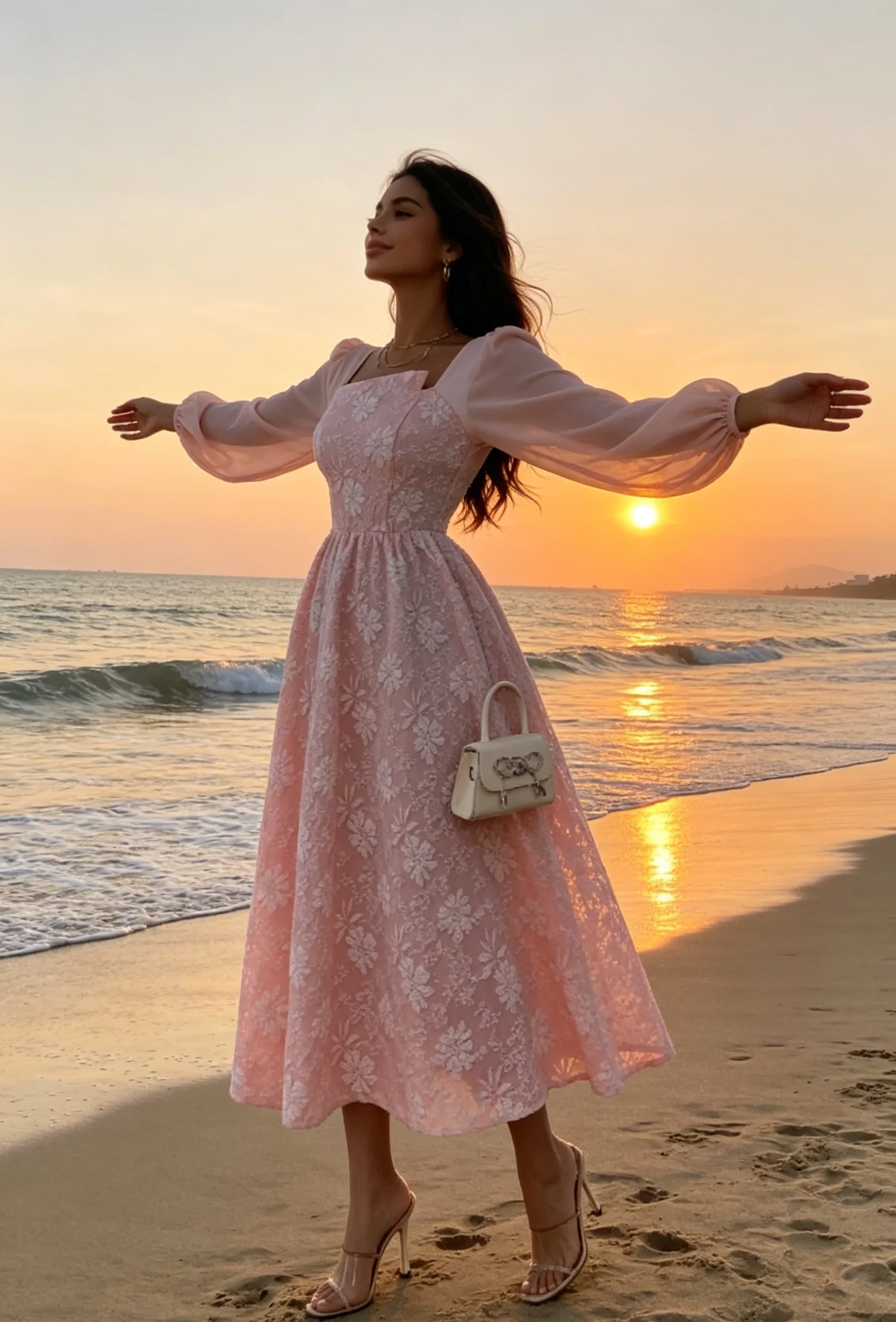 Whisper Lumi New Fashion Square Neck Ruffle Blue Chiffon Dress Women High Waist Jacquard Elegant Casual Dresses
Whisper Lumi New Fashion Square Neck Ruffle Blue Chiffon Dress Women High Waist Jacquard Elegant Casual Dresses