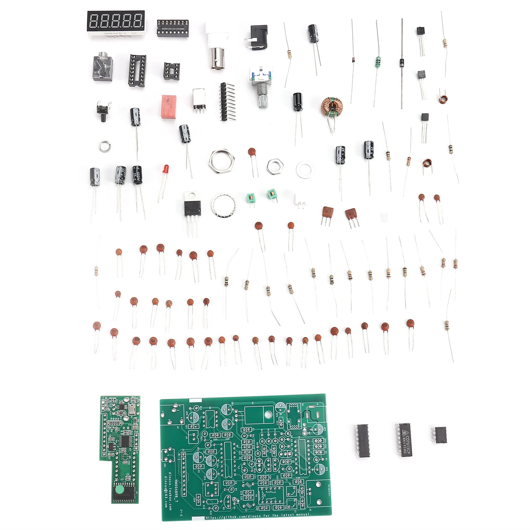 FM AM Radio Receiver FM Broadcast Aviation Band PLL Receive DIY Kit 118-136M 88-108M Digital Display
FM AM Radio Receiver FM Broadcast Aviation Band PLL Receive DIY Kit 118-136M 88-108M Digital Display