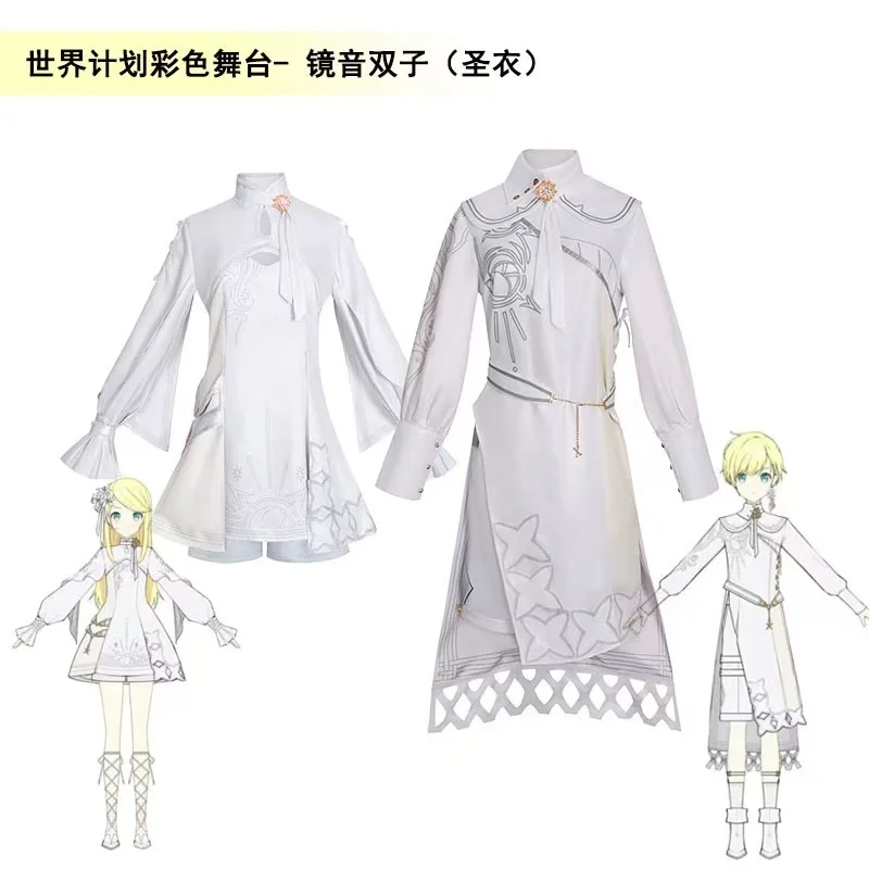 Ichirin Fes Limited Edition Holy Vestment Cosplay Kagamine Len and Kagamine Rin stage costumes anime set WIG
Ichirin Fes Limited Edition Holy Vestment Cosplay Kagamine Len and Kagamine Rin stage costumes anime set WIG
