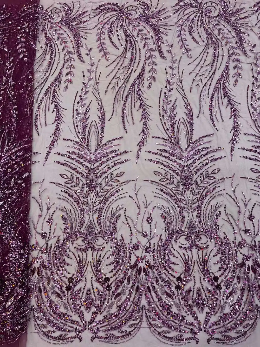 African Sequins Beaded Lace Fabric 5 Yards High Quality Nigerian French Tulle Lace Material for Sewing Dress RJW-973
African Sequins Beaded Lace Fabric 5 Yards High Quality Nigerian French Tulle Lace Material for Sewing Dress RJW-973