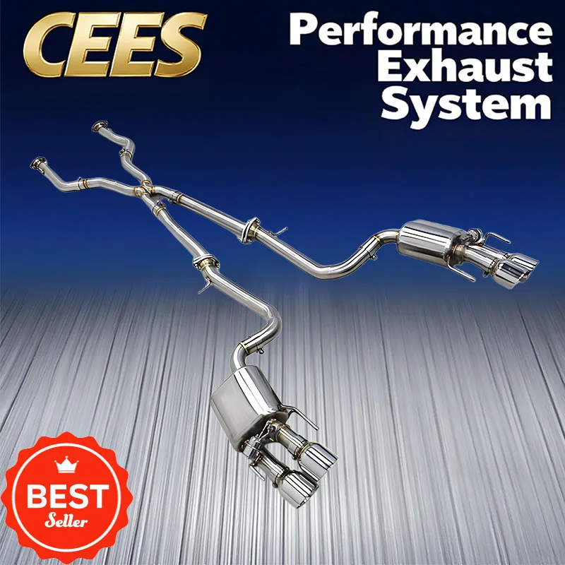 CEES Stainless Steel Vacuum Valve Exhaust Pipe Muffler for Lexus RC F/ 5.0L 2015-2021 Valved Muffler Sport Exhaust System
CEES Stainless Steel Vacuum Valve Exhaust Pipe Muffler for Lexus RC F/ 5.0L 2015-2021 Valved Muffler Sport Exhaust System