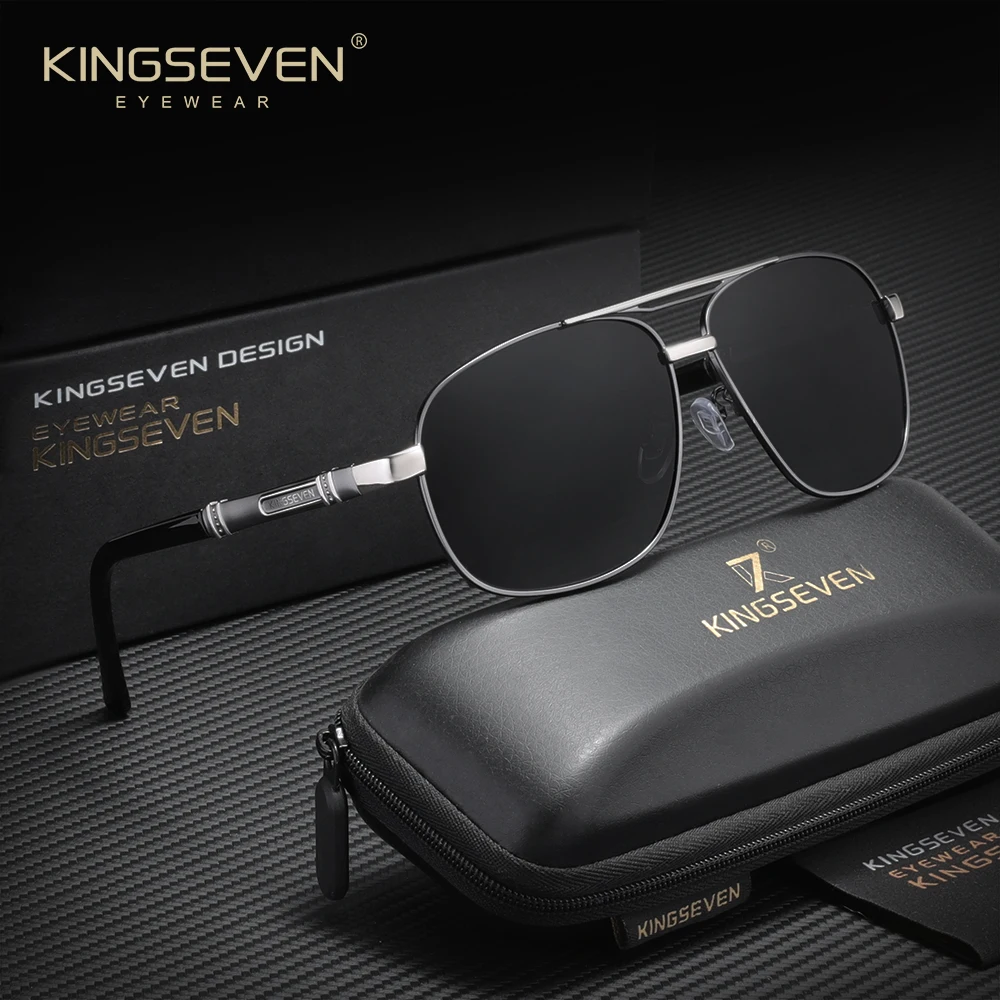 KINGSEVEN брендовые оригинальные модные солнцезащитные очки, модные мужские очки для вождения, женские поляризационные очки UV400 в прямоугольной оправе
KINGSEVEN брендовые оригинальные модные солнцезащитные очки, модные мужские очки для вождения, женские поляризационные очки UV400 в прямоугольной оправе