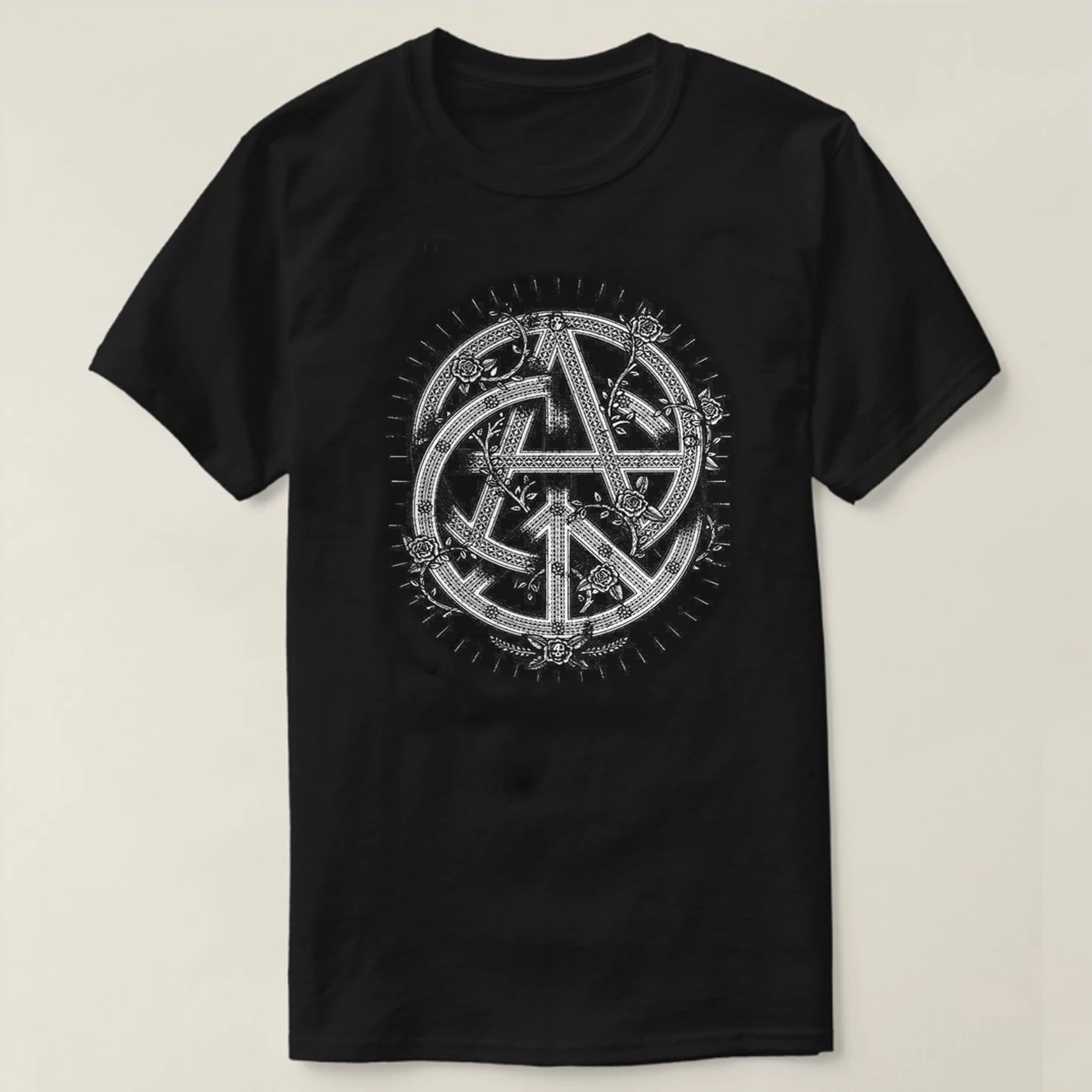 Novelty Personalized Peace and Anarchy Symbol T Shirt. New 100% Cotton Short Sleeve O-Neck T-shirt Casual Mens Top
Novelty Personalized Peace and Anarchy Symbol T Shirt. New 100% Cotton Short Sleeve O-Neck T-shirt Casual Mens Top