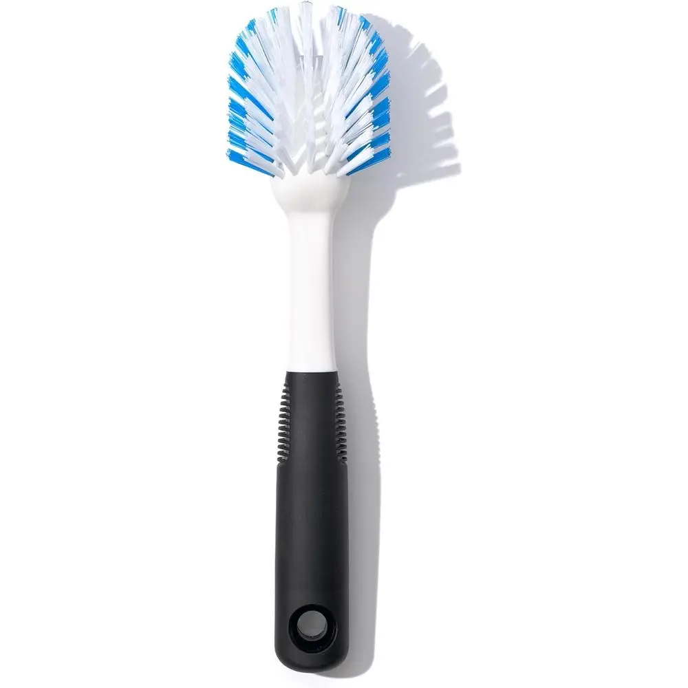 Nylon Bristled Dish Brush with Scraper, Safe for Non-Stick Cookware, Non-Slip Grip, Dishwasher Safe
Nylon Bristled Dish Brush with Scraper, Safe for Non-Stick Cookware, Non-Slip Grip, Dishwasher Safe