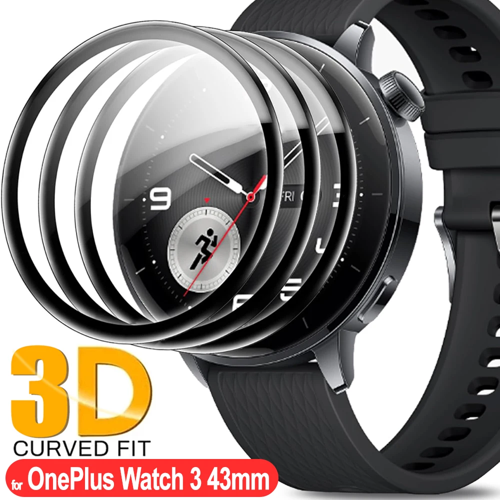 Гибкие защитные пленки для экрана OnePlus Watch 3, 43 мм, 3D изогнутая пленка для часов с защитой от царапин, защитный чехол для OnePlus Watch 3
Гибкие защитные пленки для экрана OnePlus Watch 3, 43 мм, 3D изогнутая пленка для часов с защитой от царапин, защитный чехол для OnePlus Watch 3
