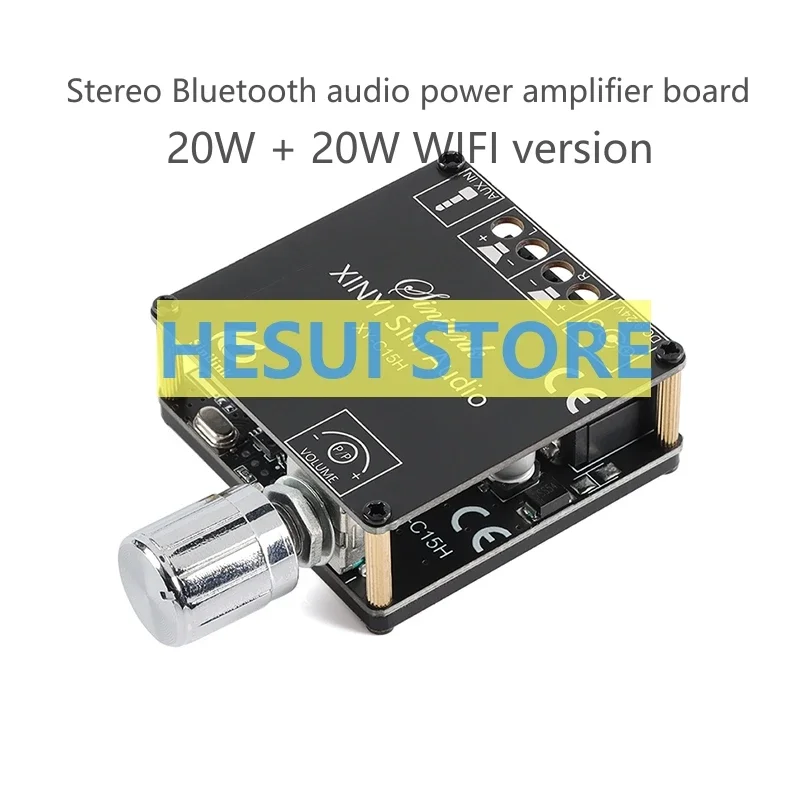 XY-C15H 20 Вт * 2 стерео Bluetooth цифровой усилитель мощности модуль платы двухканальный 360 градусов бесступенчатая настройка
XY-C15H 20 Вт * 2 стерео Bluetooth цифровой усилитель мощности модуль платы двухканальный 360 градусов бесступенчатая настройка
