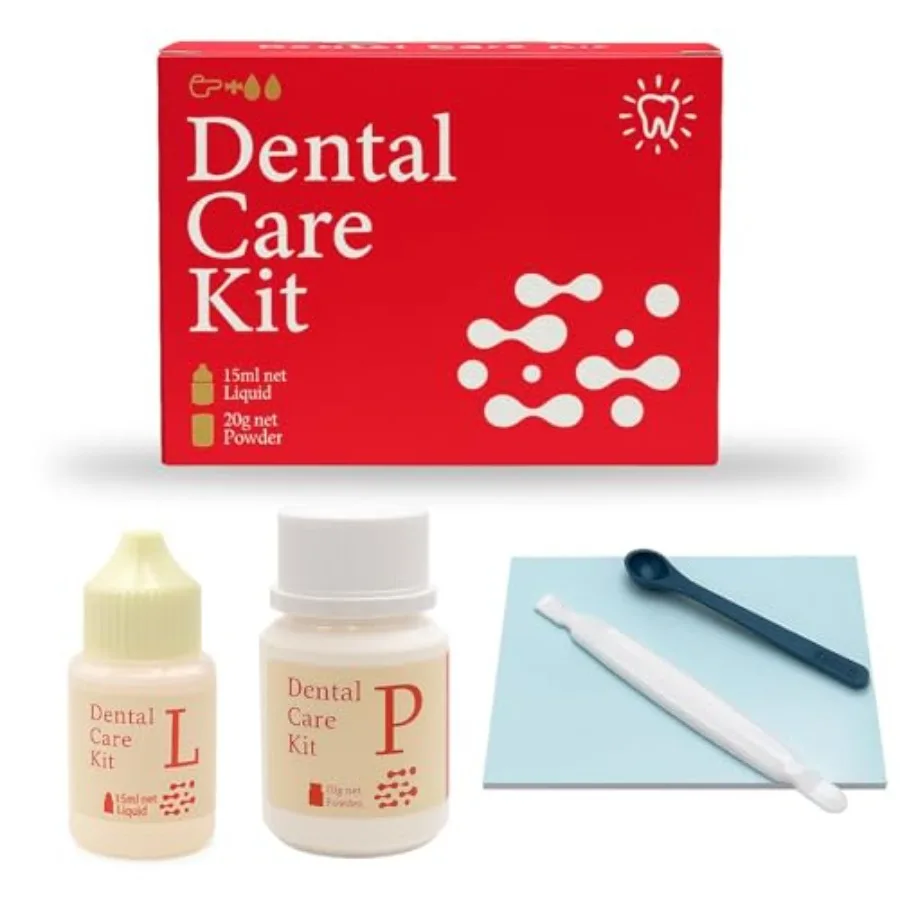 Dental Tooth Repair Kit with Zinc Oxide Eugenol Dental Cement, Temporary Filling Chips for Chipped Teeth, Loose Crowns, Cavitie
Dental Tooth Repair Kit with Zinc Oxide Eugenol Dental Cement, Temporary Filling Chips for Chipped Teeth, Loose Crowns, Cavitie