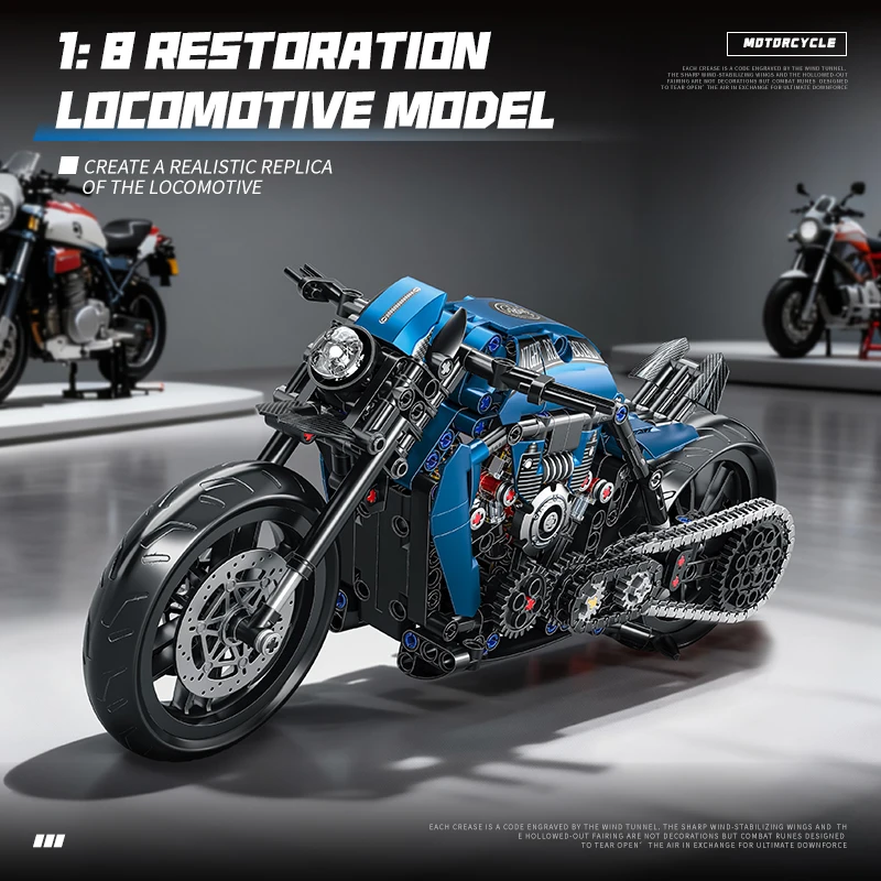 Building blocks, motorcycles, locomotive models, difficult mechanical assembly, boys' educational toys, ornaments, children's gi
Building blocks, motorcycles, locomotive models, difficult mechanical assembly, boys' educational toys, ornaments, children's gi