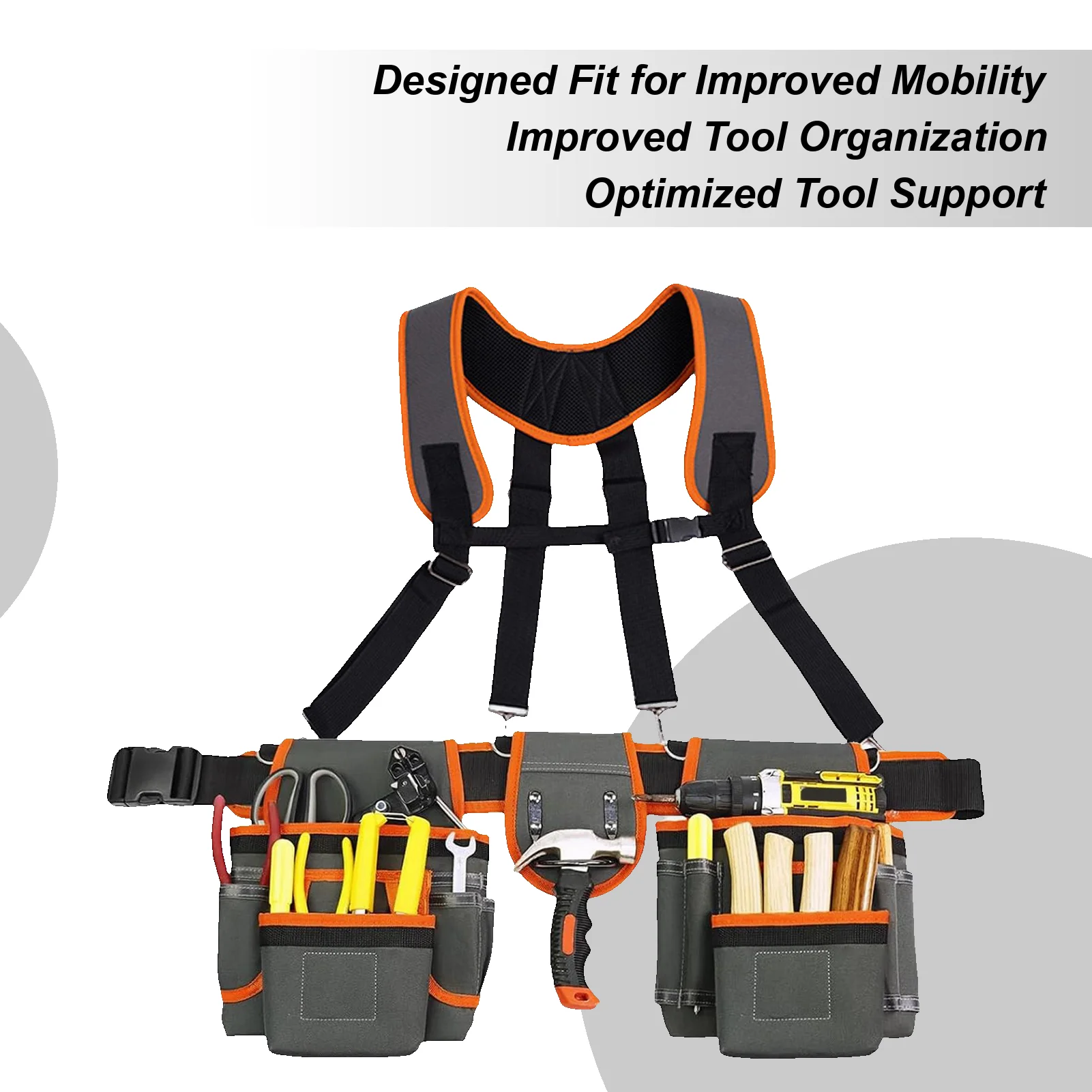 Ремень для инструментов плотника, быстросъемный, съемный, 18 карманов, профессиональный ремень для инструментов для мужчин, для обрамления электрической проводки, строительства
Ремень для инструментов плотника, быстросъемный, съемный, 18 карманов, профессиональный ремень для инструментов для мужчин, для обрамления электрической проводки, строительства