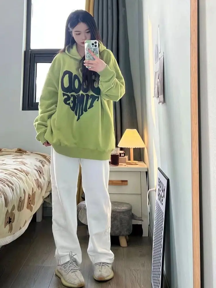 Women's Letter Love Printed Pattern Green Hoodie Spring Autumn Sports Style Pullover Tops Female Long Sleeved Sweatshirt
Women's Letter Love Printed Pattern Green Hoodie Spring Autumn Sports Style Pullover Tops Female Long Sleeved Sweatshirt