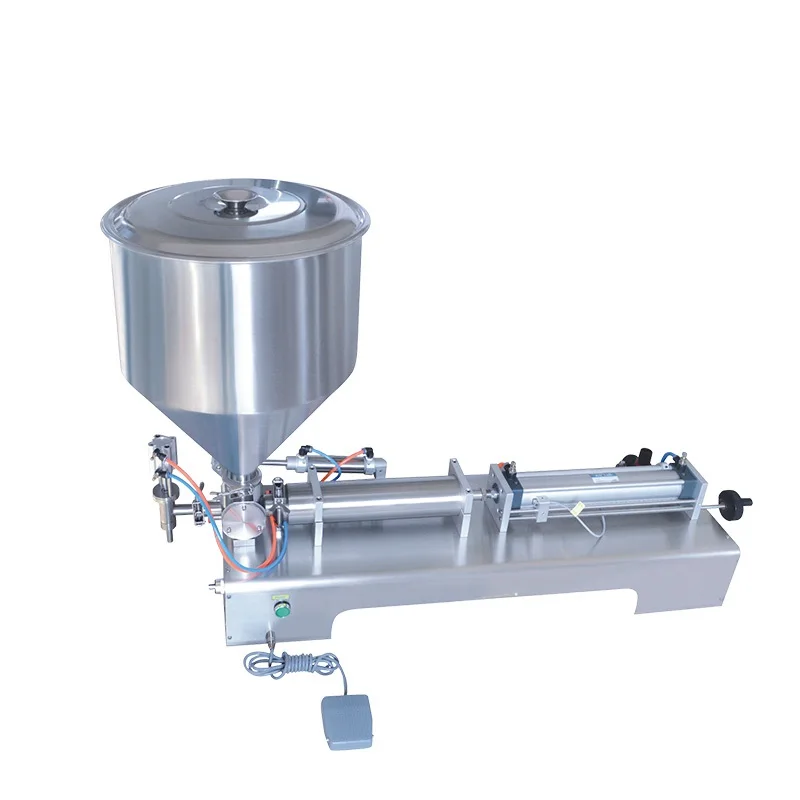 Semi-automatic High-precision Pneumatic Piston Type Honey Single-head Paste Filling Machine
Semi-automatic High-precision Pneumatic Piston Type Honey Single-head Paste Filling Machine