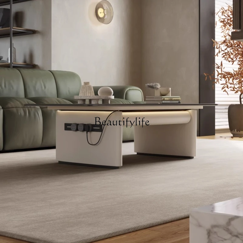 Wabi Sand wind multi-functional coffee table living room Japanese low table high-end fire stone coffee table
Wabi Sand wind multi-functional coffee table living room Japanese low table high-end fire stone coffee table