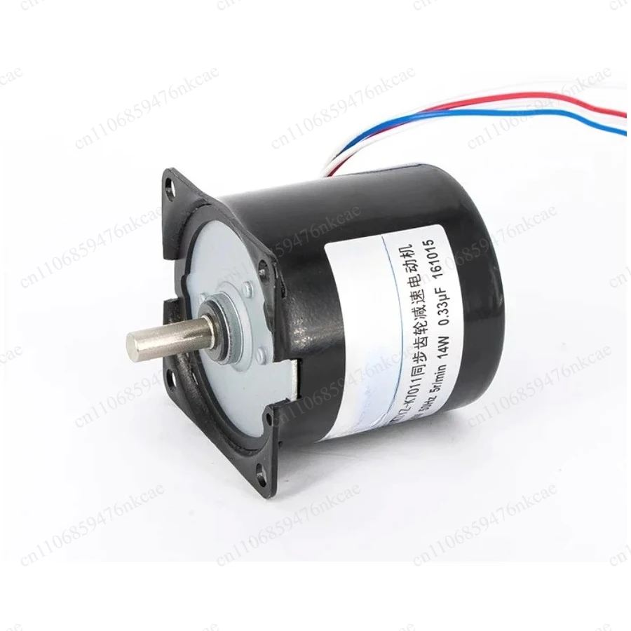 K7014 Synchronous Gear Reduction Motor 110V/220V 14W 60r/min 0.33uF AC Motor
K7014 Synchronous Gear Reduction Motor 110V/220V 14W 60r/min 0.33uF AC Motor