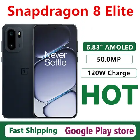 Original Oneplus Ace 6 Mobile Phone Snapdragon 8 Elite OTA 120W Charge 7800mAh Battery Fingerprint 6.83" AMOLED 50.0MP Camera
