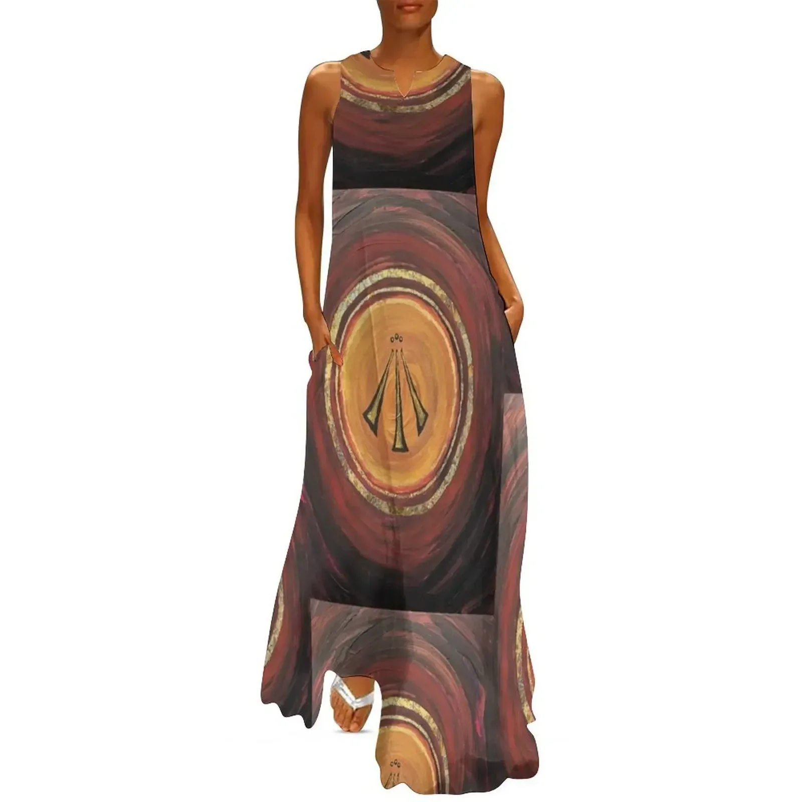 Awen druid symbol creativity gold leaf original art Long Dress dress summer prom clothes women's summer jumpsuit Dress
Awen druid symbol creativity gold leaf original art Long Dress dress summer prom clothes women's summer jumpsuit Dress